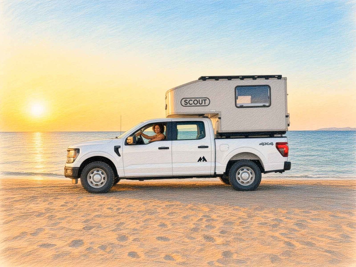 Camper truck rental Baja